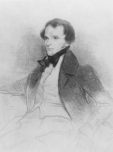 プロスパーメリメ、1829年 作： Achille Devéria